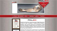 Desktop Screenshot of polexmachining.pl